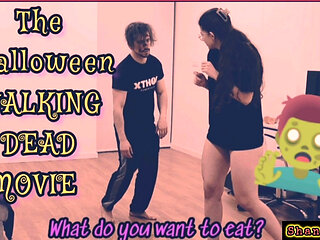 SHANAXNOW HALLOWEEN - ZOMBIE STARVING FOR YOUR ASS BJ CUM IN MOUTH