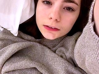 Hot brunette close up pussy masturbation on cam