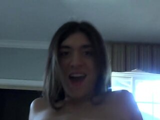 POV with a girl who has a wet pussy and a pretty face