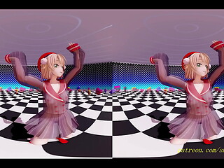 vr180 uimm mmd 3d dance