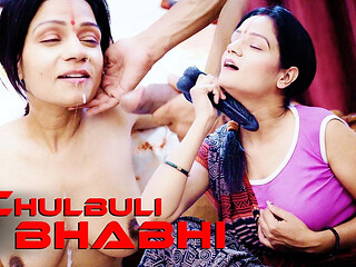 Desi Chulbuli Bihari Bhabhi Surprises to See Devar Huge Cock