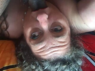 BBC Face Fucks Chubby Kittenbritches Submissive Slut