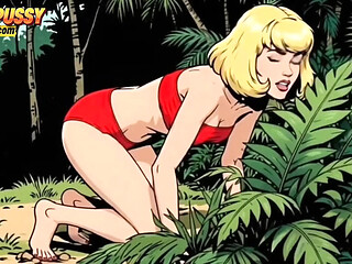 White Wife Nancy Gets Fucked Hard by a Big Black Jungle Cock