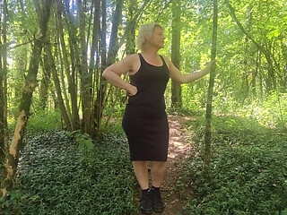 A Little Walk in the Woods Looking for a Good Cock to Drain