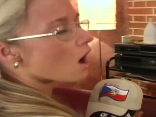 Horny Blonde Babe Gets Fucked Hard and Facialized