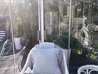 Hunk Stepdaddy Bear Naked Sunbathing in the Venranda 2