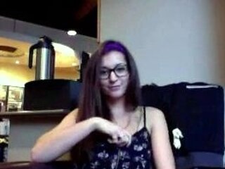Tattoed Amateur Webcam Girl Hot Dildo Action Masturbation