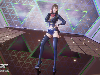 MMD CHUNG HA - Algorithm Tifa Hot Kpop Dance Final Fantasy Uncensored 4K 60FPS