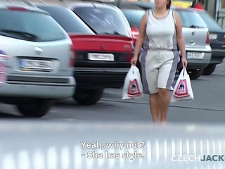 Czech Jacker 15: Cheeky Journey Home - Her Outfit Turned Heads