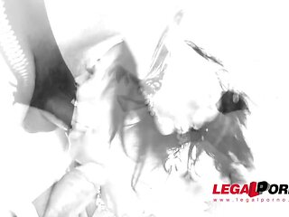 Holly Hendrix rough 4on1 with DP & DAP & creampie swallow SZ