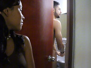 I WAS MASTURBATING IN MY ROOM AND I WANTED TO WATCH MY STEPBROTHER SHOWER IN THE BATHROOM