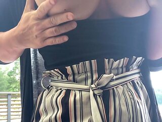 Big boobs milf masturbates with her dildo