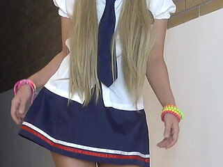 Hot Jap Collegegirlloves to Ride Your Cock - 4K