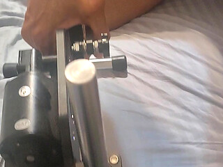 Sissy exhibitionist solo ass play fuck machine
