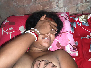 Indian Desi village stepmommy gave her husband to her relative.