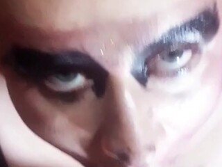 Hot Argentine Latina witch gives a wild blowjob contest