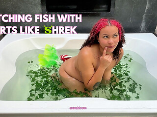 Hot Tub Farts Catching Fish Like Shrek with My Stinky Gas Challenge