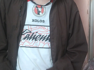 Masturbating with my Xolos sweater again
