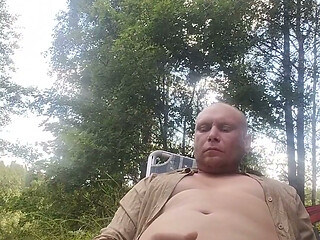 Risky Outdoor Masturbation.