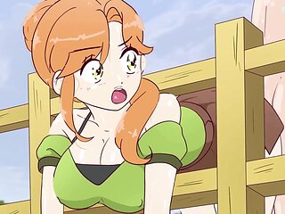 Alex got stuck in the fence on goal and Steve romped her! anime porn (pornography anime hook-up )4K 2026