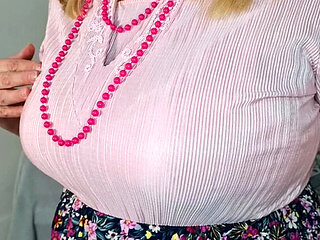 Amateur BBW MILF Homemade - Sliding Cock Inside Her Aching Cunt