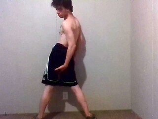 Trying Clothes Playing, Dressing and Undressing - Track Shorts, Shoes and Socks Pt 1