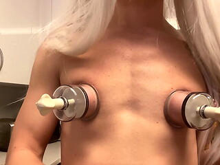 Crossdresser Uses Tool to Get Boobs