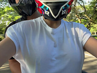 Picking up My Favorite Didi Client Without a Bra, I Convince Him to Fuck!