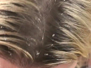 Spit Shower Face Covered - I Spit on Her Tits, Her Hair, in Her Mouth and in Her Eyes. She Gets Her Face Fully Covered in Spit