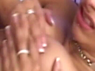 He Plays with Mommy's Big Tits.