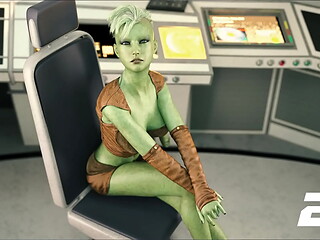 Tales From The Unending Void #27 - Green Alien Begs For Big Cock