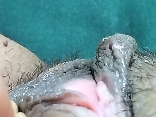 with mustaches she did