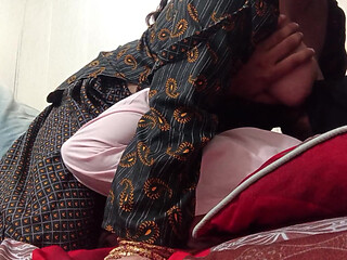 Desi Indian wife in salwar kameez with husband hard fucking