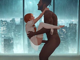 Busty MILF Housewife Loves to Ride Boss'sthickbbc - 3D Hentai Animated Porn - Mila Ai