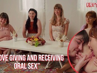 Girl Talk About Sex Turns Into a Lesbian Foursome