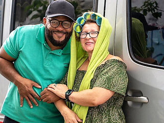 Fat Granny Gets BBC Anal in Street Pickup - Big Black Cock Destroys Mature BBW