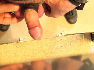 I stroke my hard with my ring