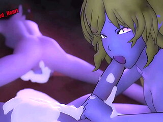 Jaune Ruby and Yang Threesome - Futa Alt
