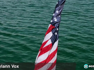 Dylan Vox gets wild with beauties in the open ocean