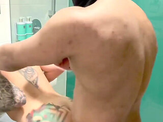 Recieving and Giving Golden Shower Plus Fucking