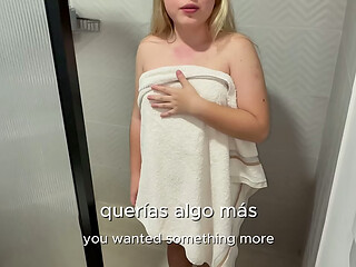 My petite blonde stepsister is begging me to fuck her tight, wet pussy again until I cum in her little mouth. She wanted to feel my cock inside her again!