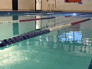 Nude amateur swim and shower