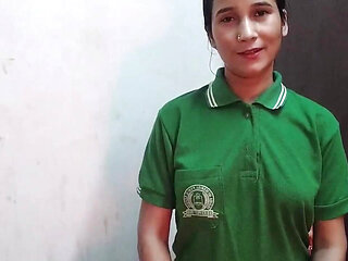 College girl ka uniform utaar kar jabar dasti pela