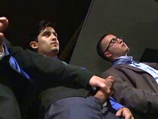 Office Block Raw Cock Orgy