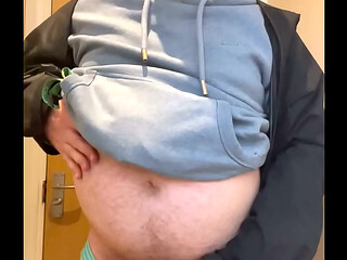 Brent Pissing in bathroom