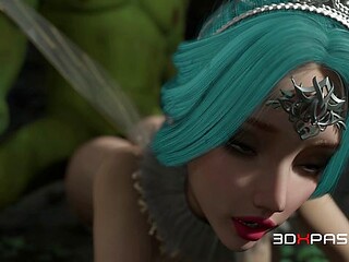 Fairy Meets Orc at Night
