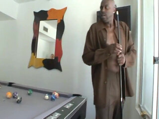 Hot blondie gets her pussy fucked by big black cock