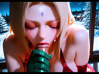 Tsunade Gives Herself to Naruto as a New Year's Gift  Big Tits 3D Hentai Porn