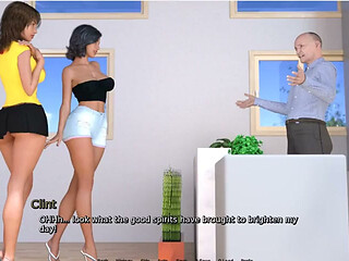 Laura Lustful Secret - Gameplay - Roleplay - Teen Getting Wet Pussy Because of Oldman Massage