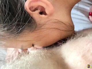 Perfect Rimjob & Blowjob from Hot Thai Babe with Huge Tits